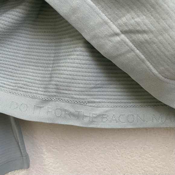 LULULEMON Metal Vent Tech Long Sleeve Henley Silverescent Blue Cast Size L - Picture 4 of 12